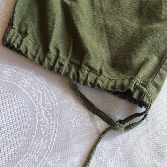 Forever 21 High-Rise Army Green Cargo Utility Joggers Pants Women’s Size M - Picture 12 of 16